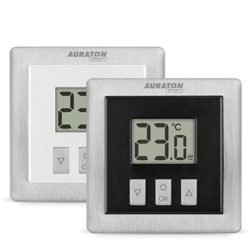 Auraton Heat Monitor Regulator bezprzewodowy SMART Czarny