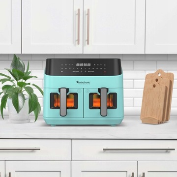 ФРИТЮРНИЦА 2x 4,5 Л ФРИТЮРНИЦА СТЕКЛЯННАЯ ФРИТЮРНИЦА