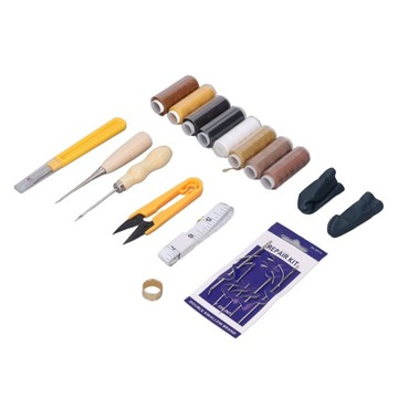 Инструменты для кожи Восковые нитки Иглы Szydło