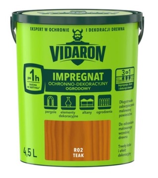 VIDARON GARDEN ПРОПИТКА R02 4,5л ТИК СНЕЖКА