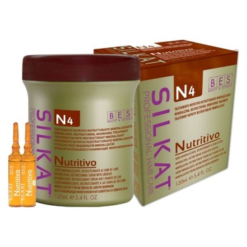 Ampułki do włosów bardzo suchych i zniszczonych Silkat N4 12x10ml