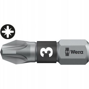 Wera bit PZ3 Pozidriv 25 mm 855/1 BTZ 05056724001