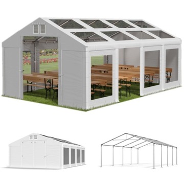 NAMIOT IMPREZOWY 4x8 HANDLOWY OGRODOWY TRANSPARENT