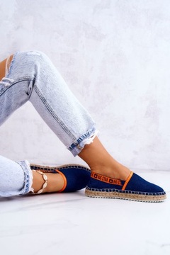 DAMSKIE ESPADRYLE BIG STAR JJ274877 GRANATOWE 39