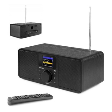 РАДИО черный ИНТЕРНЕТ WIFI DAB+ FM BT ДИСТАНЦИОННЫЙ