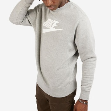 Nike Sportswear bluza męska szara bawełniana bez kaptura DQ4912-063 XL