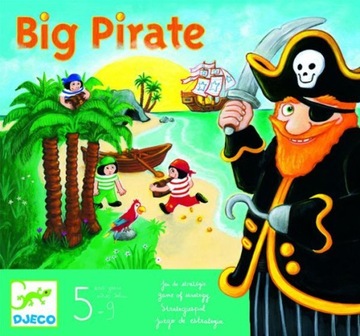 BIG PIRATE - strategiczna gra planszowa Djeco