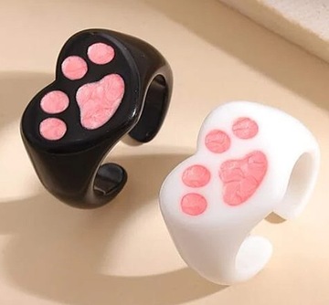 КОЛЬЦА 2 ДРУЗЬЯ СОБАЧНЫЕ ЛАПЫ 2 ШТ C842