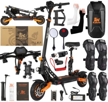 KuKirin G2 Max Elektrické vozidlo 1200W 48V 20.8AH 55KM/H 70KM 8 Dárek