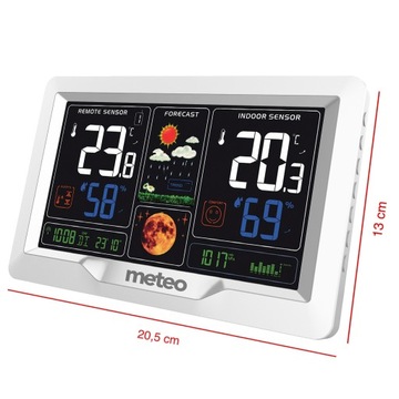 МЕТЕОСТАНЦИЯ С DCF METEO SP100 С 2 ДАТЧИКАМИ