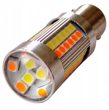 DWUKOLOROWA LED BAY15D 12V DRL/KIERUNKOWSKAZ