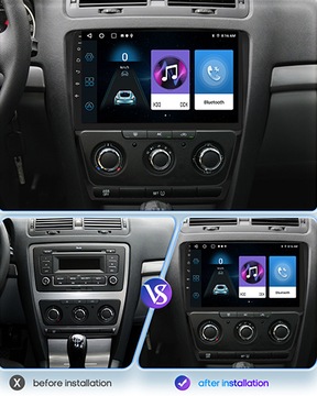 РАДИО GPS НАВИГАЦИЯ SKODA OCTAVIA II 2004-2013 ANDROID