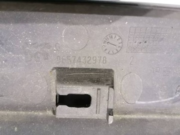PEUGEOT 1007 05- LIŠTA KRYT SLOUPU LEVÝ 9657432978