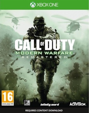 CALL OF DUTY MODERN WARFARE REMASTERED ONE S/X KOD