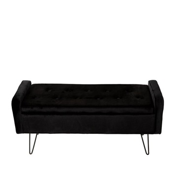 VENLO скамья с бархатной обивкой 96x39x45см HOMLA