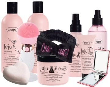 ПОДАРОЧНЫЙ НАБОР ZIAJA JEJU PINK ДЛЯ ПОДРОСТКА в декоративной упаковке