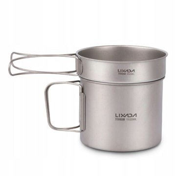 Lixada Ultralight tytanowy zestaw kuchenny do