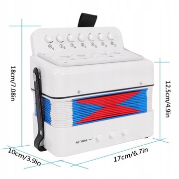 Мини-аккордеон с 10 клавишами, подарок для детей