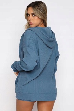 Krótki dwuczęściowy zestaw damski w stylu casual, XL (42)