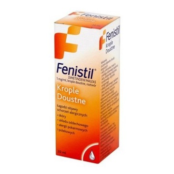 Fenistil Krople doustne 1mg/ml - 20ml