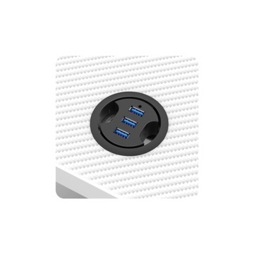 Игровой стол Huzaro Hero 2.5 RGB LED Pilot, белый карбон, 120 см x 60 см