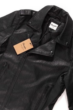 Męska kurtka skórzana Wrangler PU LEATHER XL