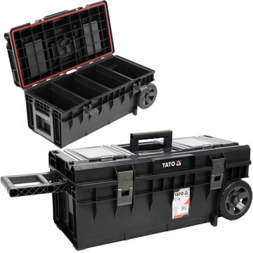 YATO BOX МОДУЛЬНАЯ ИНСТРУМЕНТАЛЬНАЯ ТЕЛЕЖКА НА КОЛЕСАХ 79x38x32 YT-09185
