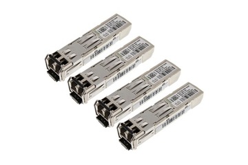 Cisco 1G Short Range FC SFP GLC-SX-MM *4 Pack* Tr