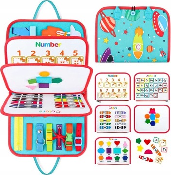 Montessori Opatrunek Filcowa Ruchliwa Tablica