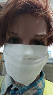 MASECZKA OCHRONNA BAWEŁNIANA BIAŁA