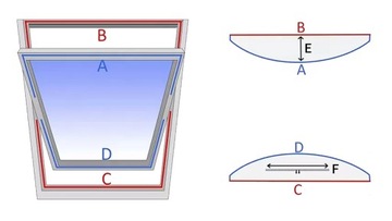 Уплотнитель мансардного окна для кондиционера