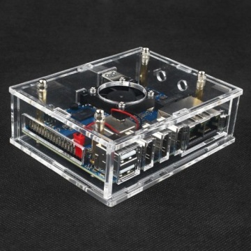Orange Pi 5 Plus Прозрачный охлаждающий корпус