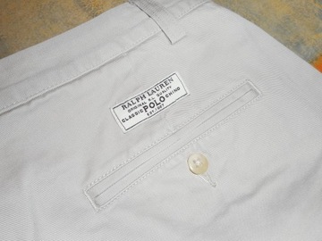 RALPH LAUREN 33/32 MOCNE SPODNIE CHINO SUPER STAN ORYGINAŁ MEGA UNIKAT