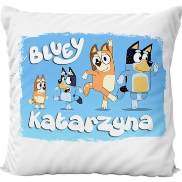 PODUSZKA BLUEY RÓŻNE WOZRY BAJKA PREZENT IMIĘ HIT