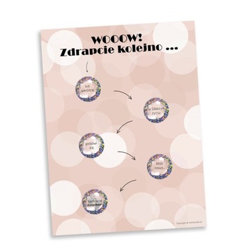 Kartka zdrapka - zostaniecie dziadkami ciąża