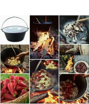 ГРИЛЬ ТРЕХНОЖКИЙ ОГОНЬ FI60+ГУЛЯС КОТЕЛ 10Л