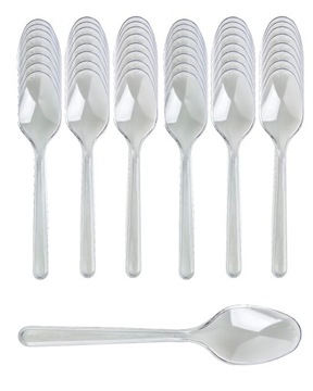 НОЖ ПЛАСТИКОВЫЕ ПРОЗРАЧНЫЕ ПРОЗРАЧНЫЕ А50 шт.