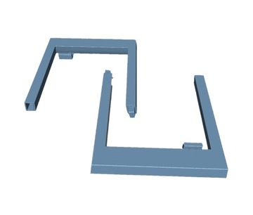 Modułowe adaptery (5 kompletów) do podstawek 25x50mm -> 30x60mm
