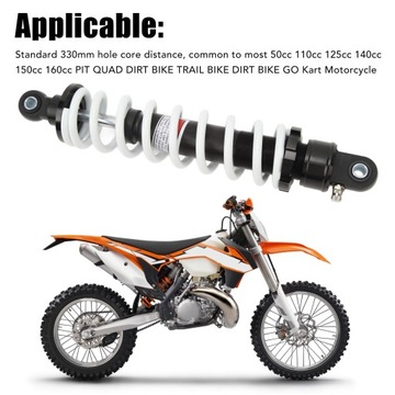 АМОРТИЗАТОР ДЛЯ 50CC-160CC DIRT BIKE ATV QUAD 330MM