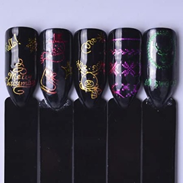 3D наклейки для ногтей Рождество БОМБКИ Y27