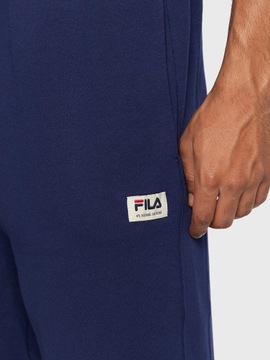 FILA Spodnie dresowe Tricase FAM0153 Granatowy Oversize