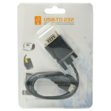 АДАПТЕР АДАПТЕР-ПРЕОБРАЗОВАТЕЛЬ USB В RS232 0,8 м