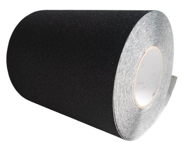 Лента противоскользящая черная 200мм 18м, пороги прочные снаружи 20см