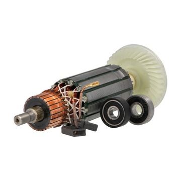 Ротор для шлифовальной машины BOSCH GWS10-125C CE PWS10-125 GWS1000 с подшипниками щеток