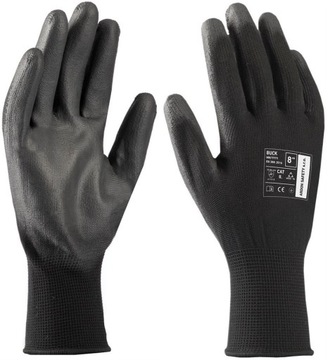 Rękawice Robocze Bezszwowe Ardon Buck Black 9-L