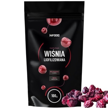 Wiśnie Liofilizowane 100g PREMIUM HiFOOD CAŁE