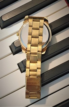 Złoty zegarek - bransoleta, jak M.KORS okazja
