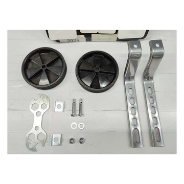 БОКОВЫЕ КОЛЕСА ВЕЛОСИПЕДА ОПОРНЫЕ КОЛЕСА 12–20, РЕГУЛИРУЕМАЯ ВЫСОТА, ЧЕРНЫЕ