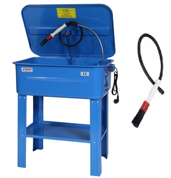 Синяя мойка мастерская 80л FR8000 + набор щеток FR8021