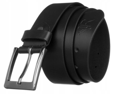 Pas skórzany ROVICKY R-FR-001 czarny skóra naturalna 115